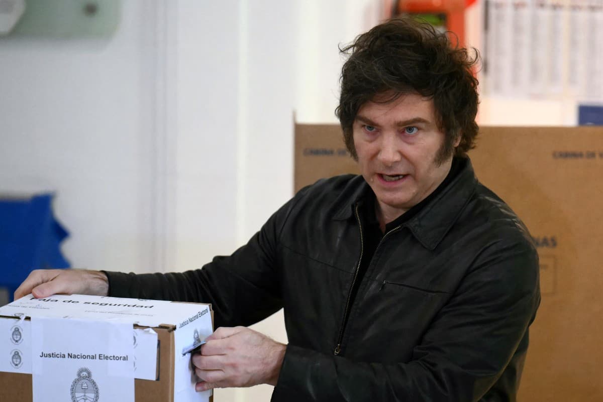 O presidente da Argentina, Javier Milei